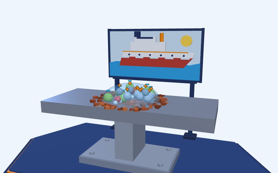 نموذج ثلاثيّ الأبعاد بأسلوب Low Poly — تآكل الحديد وطرائق حمايته