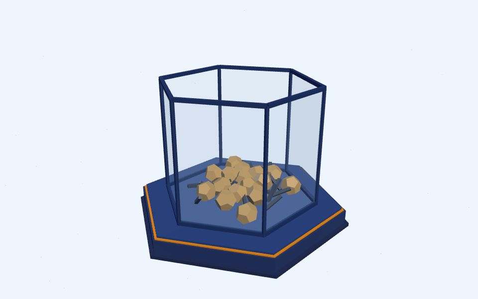 نموذج ثلاثيّ الأبعاد بأسلوب Low Poly — مادة نقية أم مخلوط؟ وكيف نفصله؟