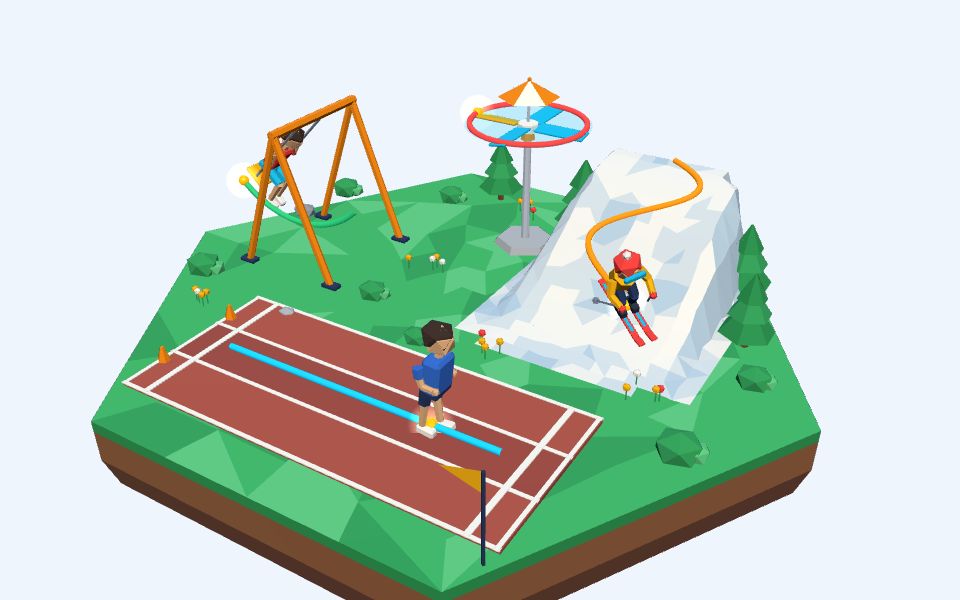 نموذج ثلاثيّ الأبعاد بأسلوب Low Poly — كيف تتحرّك الأشياء؟