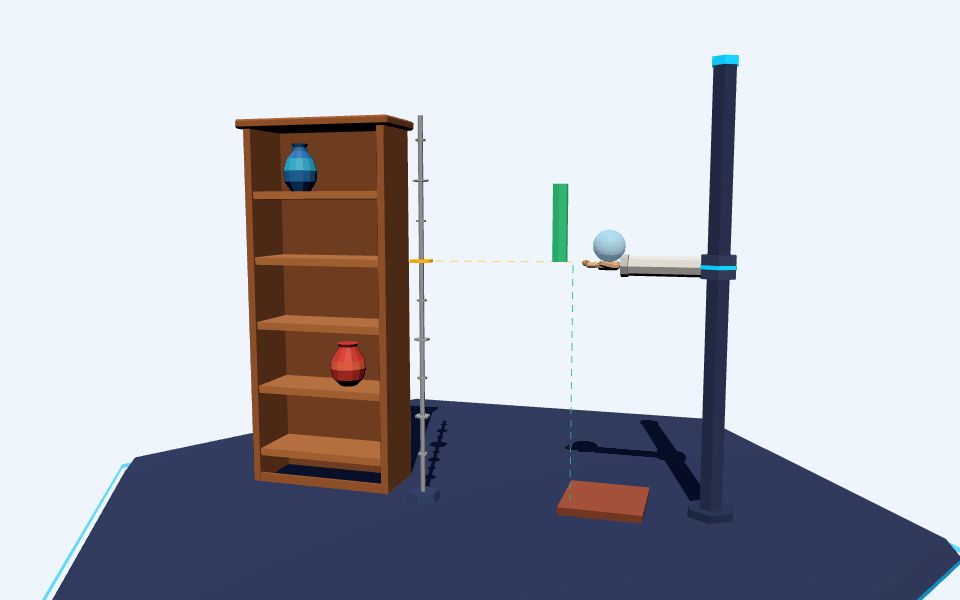 نموذج ثلاثيّ الأبعاد بأسلوب Low Poly — طاقة الوضع: الارتفاع والكتلة