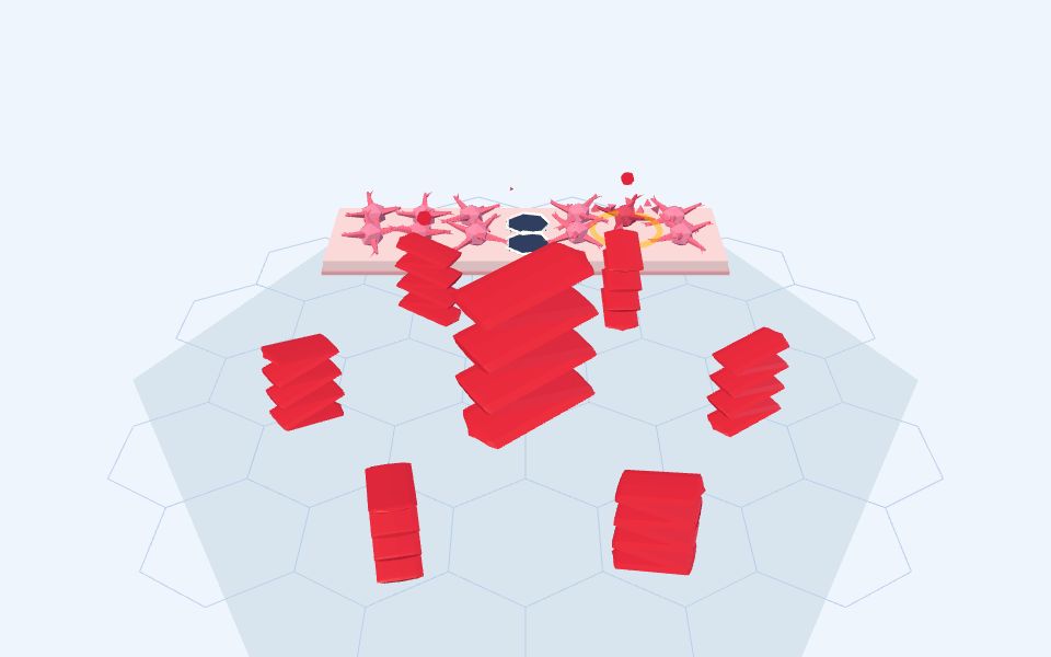 نموذج ثلاثيّ الأبعاد بأسلوب Low Poly — البريونات: بروتين يُطوى خطأ