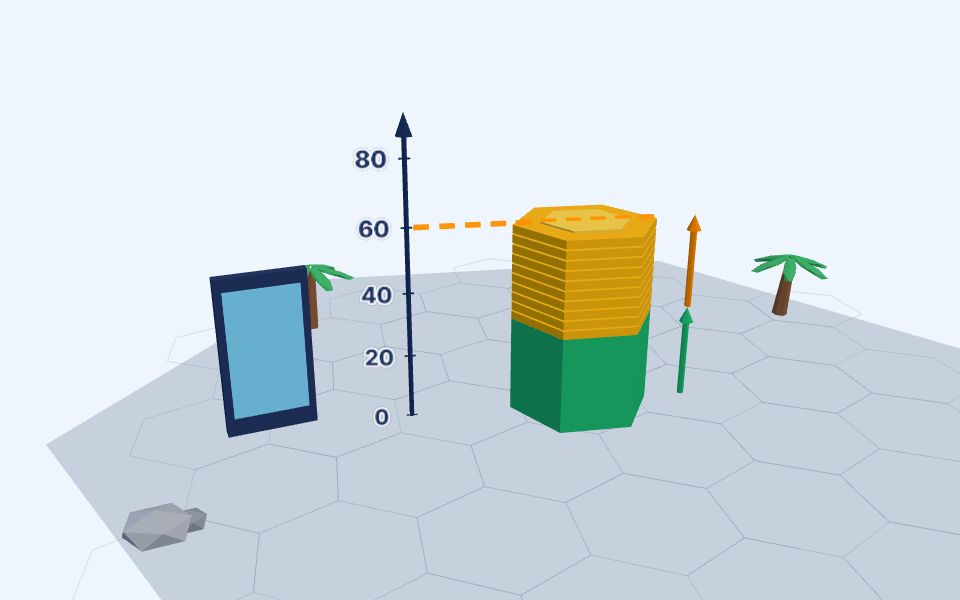 نموذج ثلاثيّ الأبعاد بأسلوب Low Poly — صيغة الميل والمقطع: عرض الاتصالات