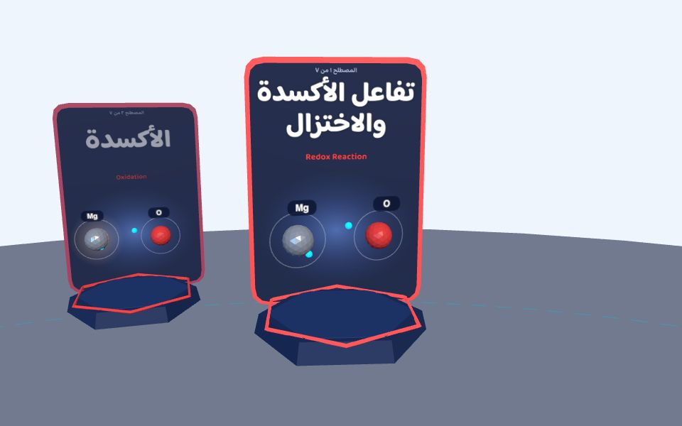نموذج ثلاثيّ الأبعاد بأسلوب Low Poly — مصطلحات: الأكسدة والاختزال