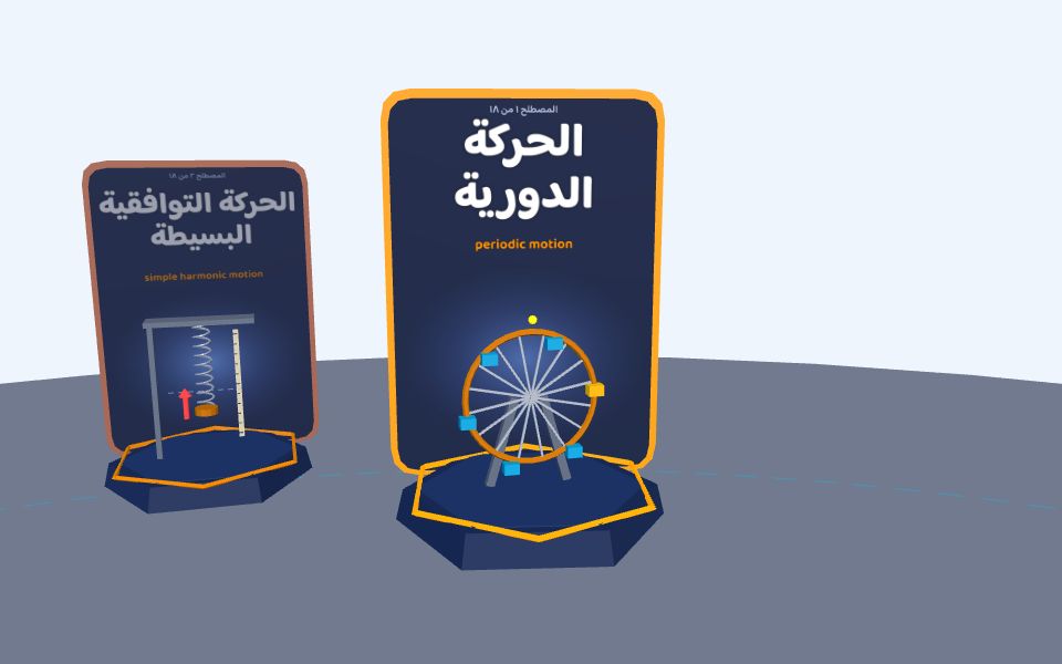 نموذج ثلاثيّ الأبعاد بأسلوب Low Poly — مصطلحات: الحركة الدورية وخصائص الموجات