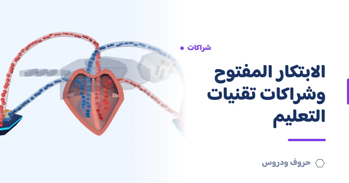 الابتكار المفتوح في التعليم: دليل اختيار شريك في تقنيات التعليم — حروف و دروس